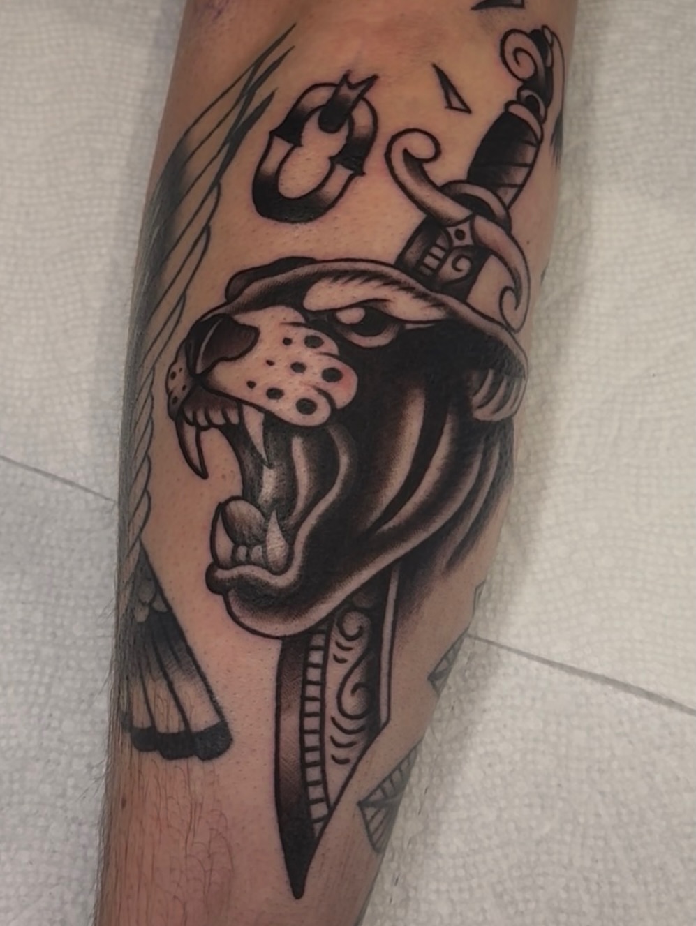 Tattoo by @coryallentattoos β american_traditional, blackwork