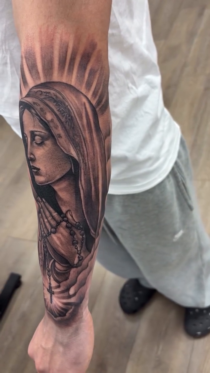 Tattoo by @tattoosbyalexander — realism, black_and_grey
