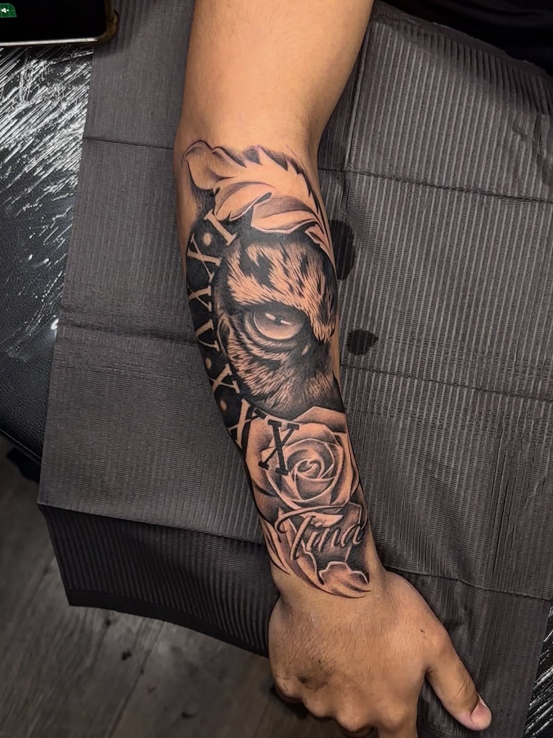 Tattoo by @jdaartist_ — black_and_grey, realism