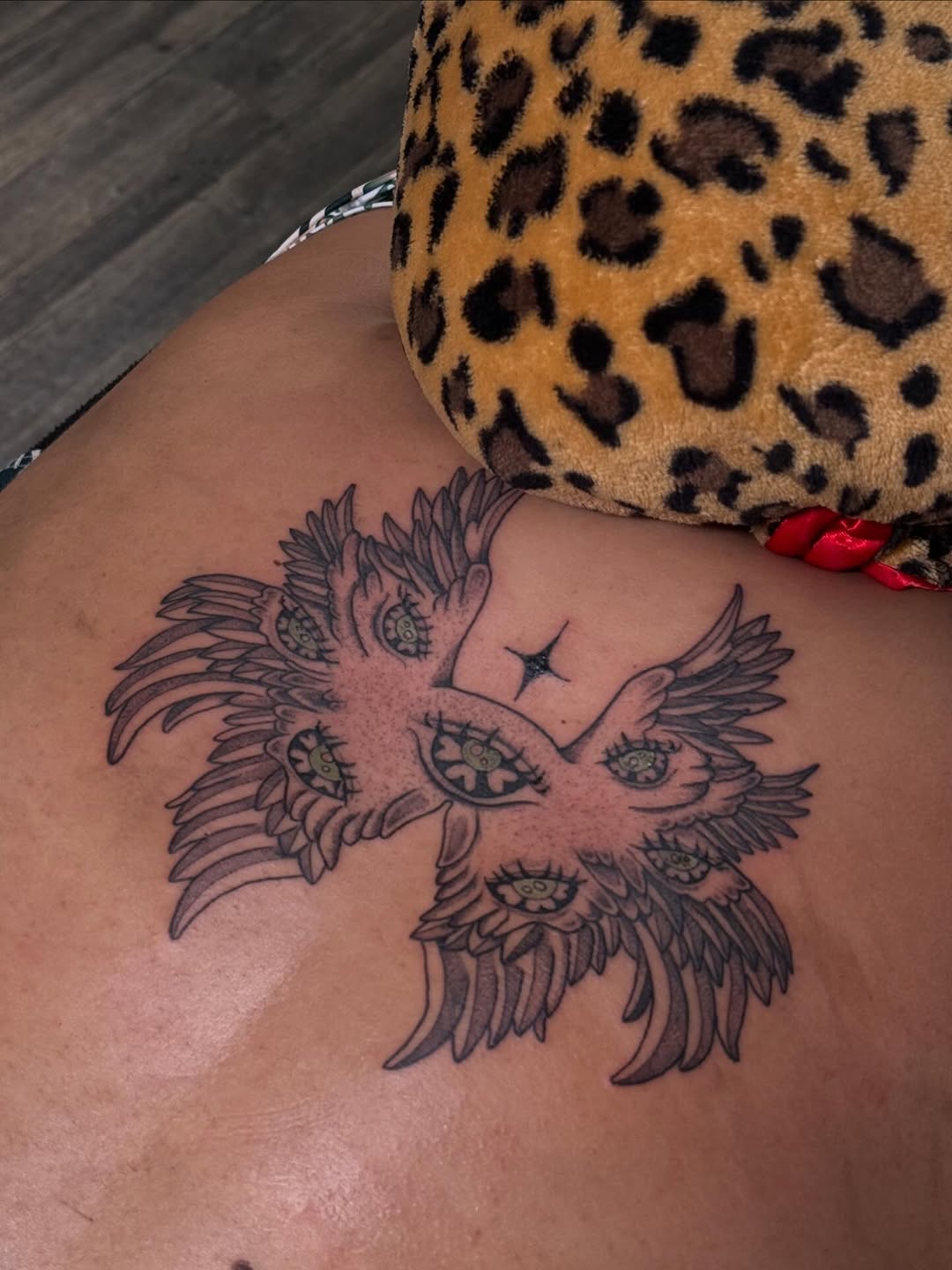 Tattoo by @pandora.inkk — illustrative, black_and_grey
