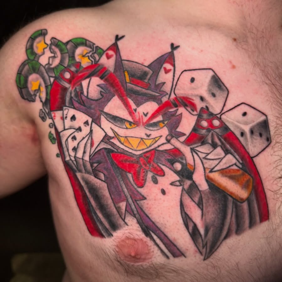 Tattoo by @d3athlore — new_school, anime