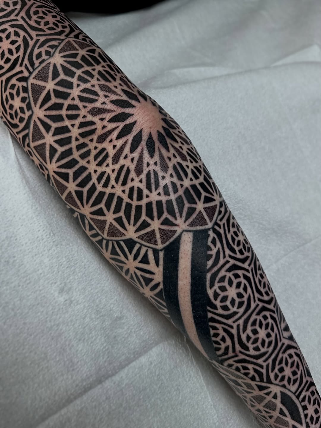 Tattoo by @justinryanxom — geometric, dotwork