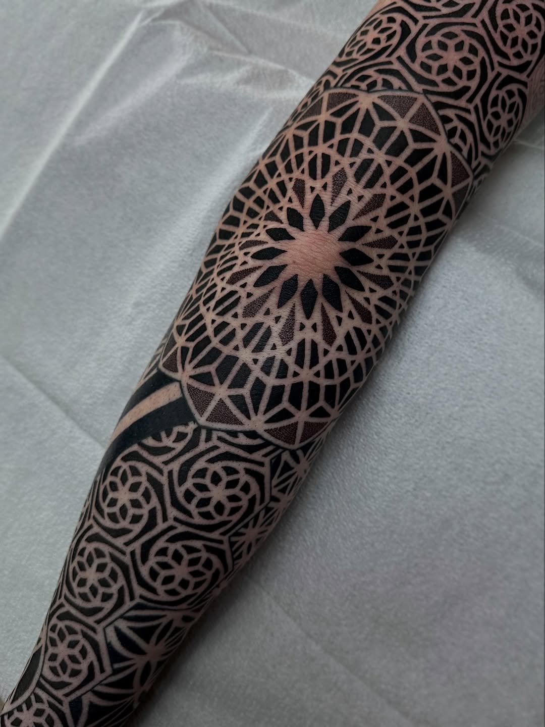 Tattoo by @justinryanxom — geometric, dotwork