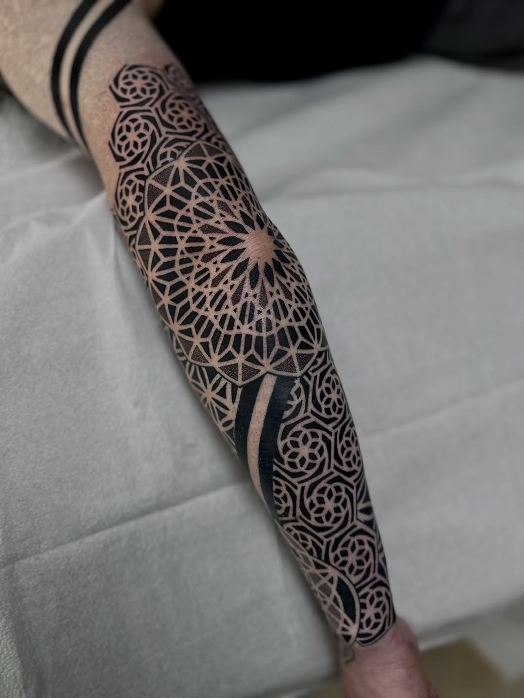 Tattoo by @justinryanxom — geometric, blackwork