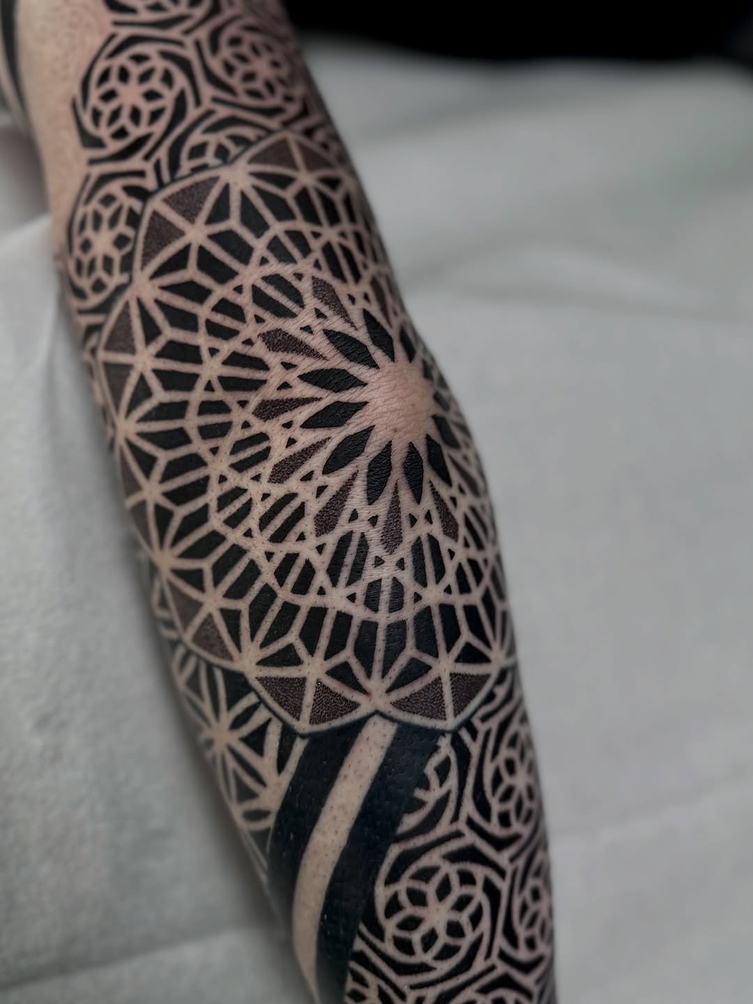 Tattoo by @justinryanxom — geometric, dotwork
