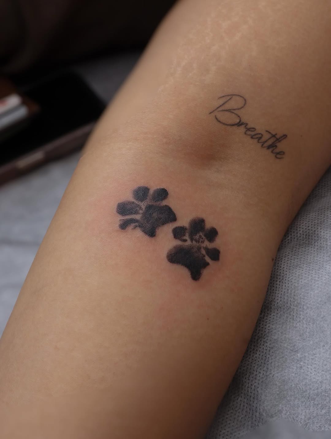 Tattoo by @lunar.tattoo.nyc β fine_line, lettering_script