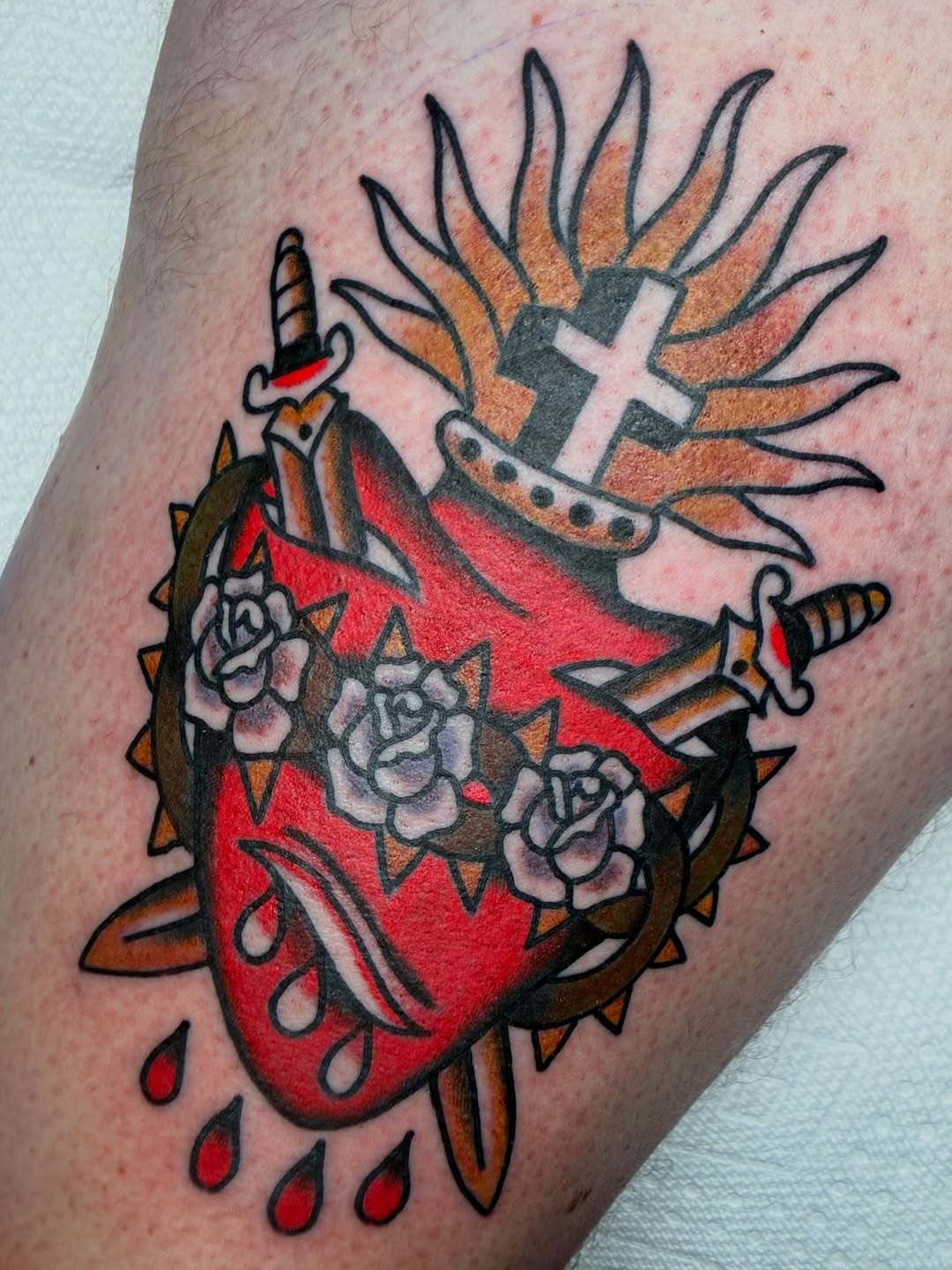 Tattoo by @dirtnaptattoos — american_traditional, illustrative