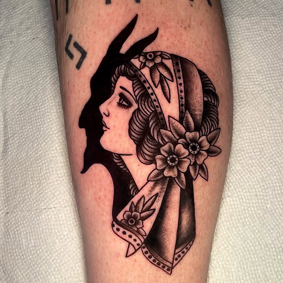 Tattoo by @black_juju_tattoos — american_traditional, black_and_grey