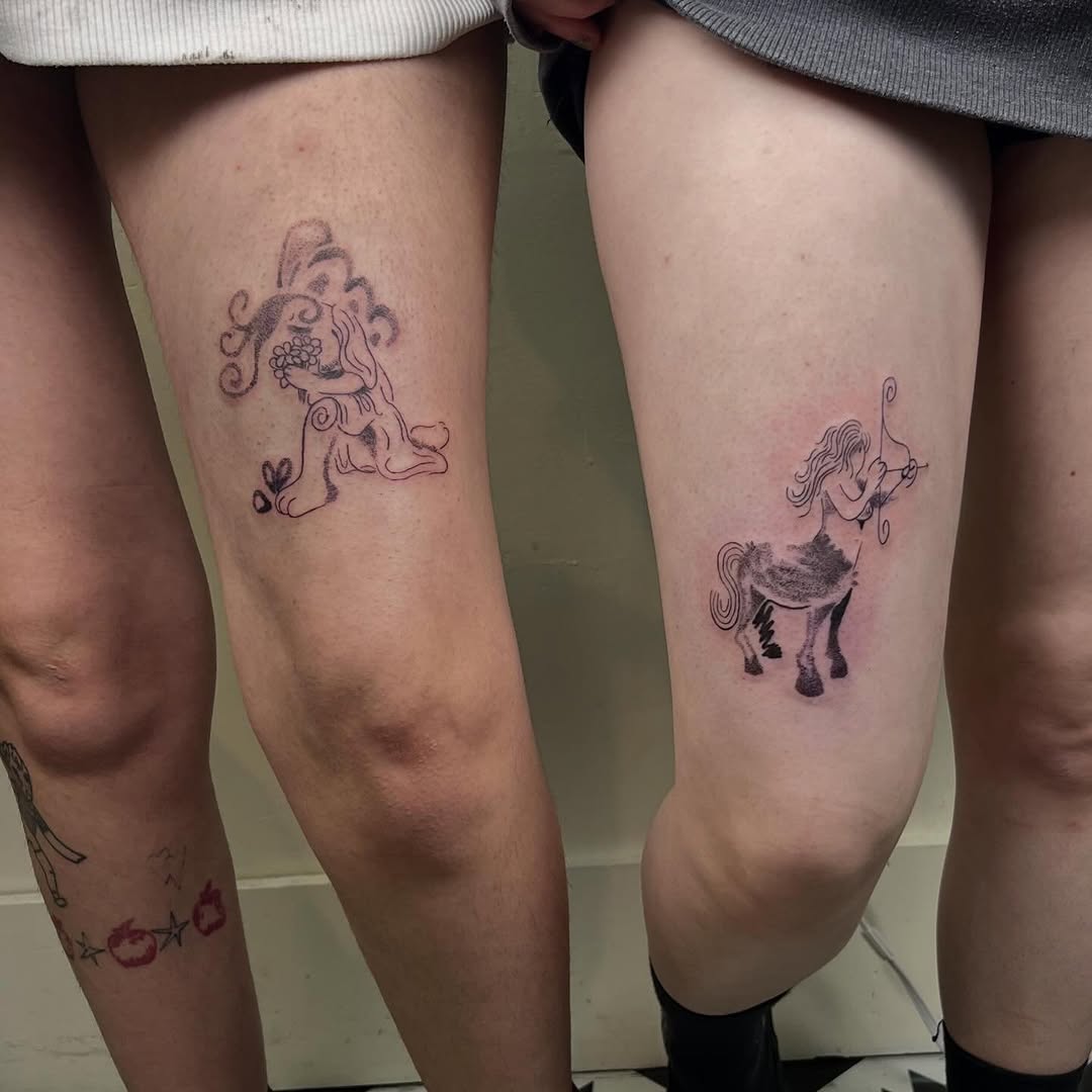 Tattoo by @goldenix — fine_line