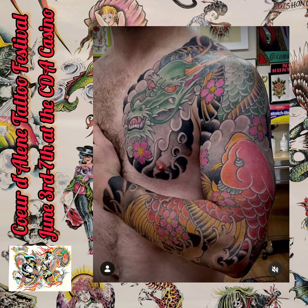 Tattoo by @geddyanderson — japanese_irezumi, new_school