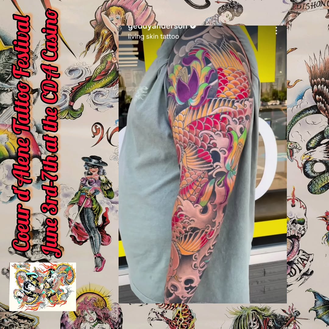 Tattoo by @geddyanderson — japanese_irezumi, black_and_grey