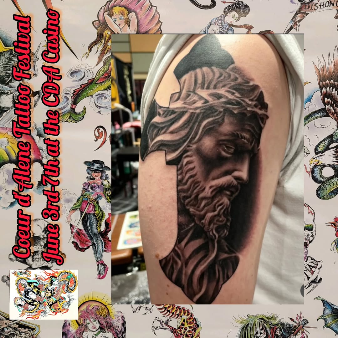 Tattoo by @geddyanderson — realism, black_and_grey