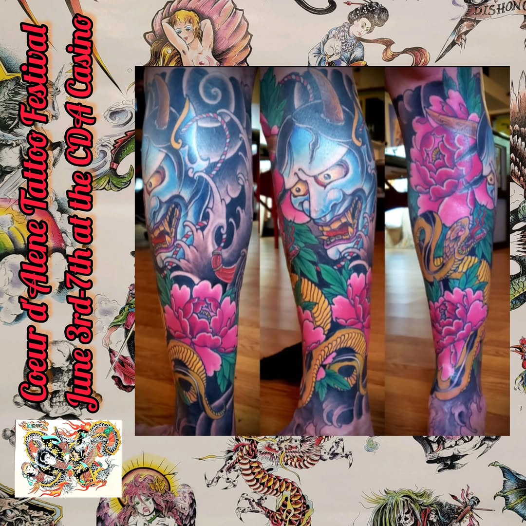 Tattoo by @geddyanderson — japanese_irezumi, neo_traditional