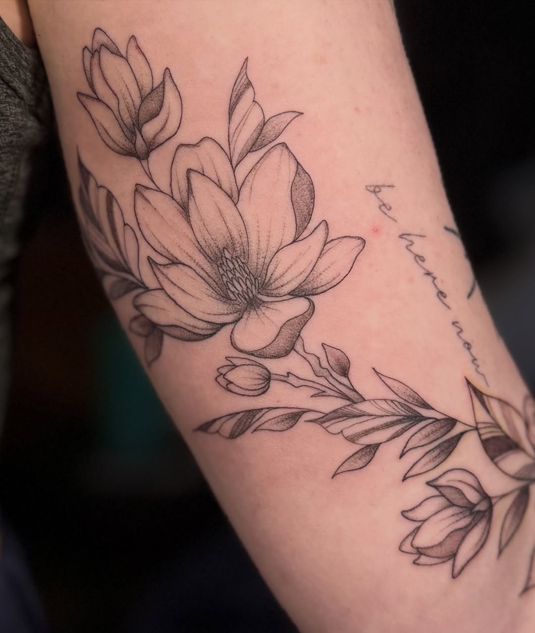 Tattoo by @inkedby.liz โ fine_line, black_and_grey