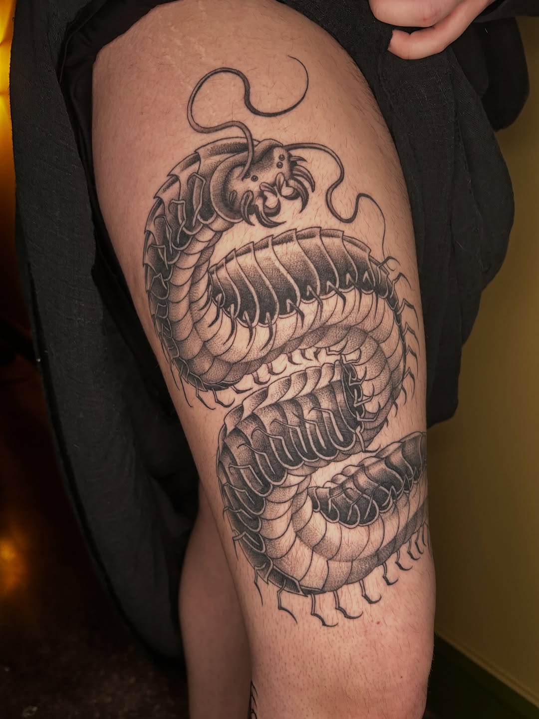 Tattoo by @ghoulysh β blackwork
