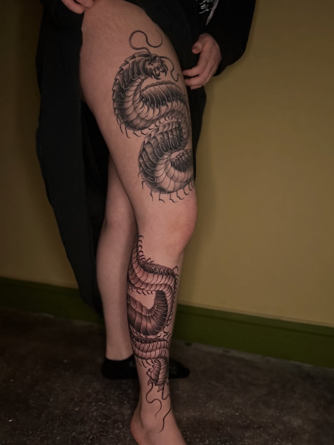 Tattoo by @ghoulysh β black_and_grey