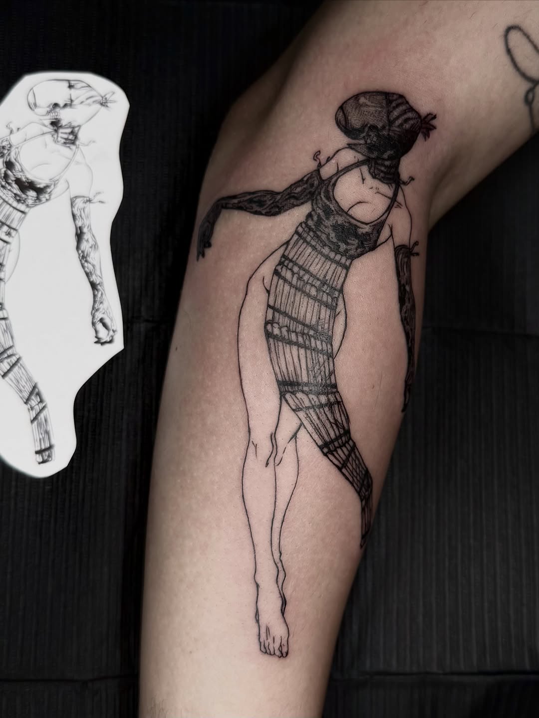 Tattoo by @lilith.belle.tattoo β illustrative, blackwork