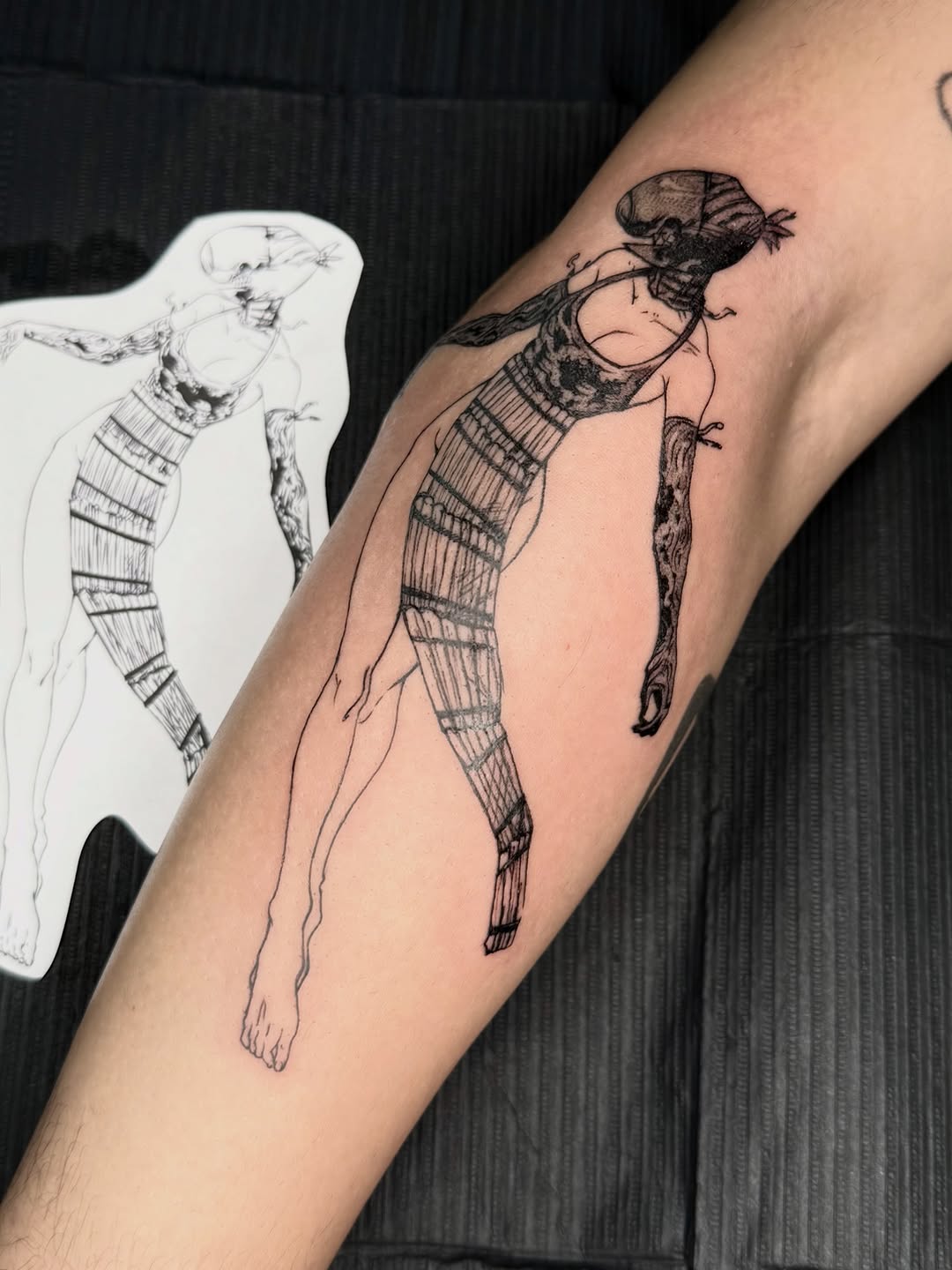 Tattoo by @lilith.belle.tattoo β illustrative, blackwork
