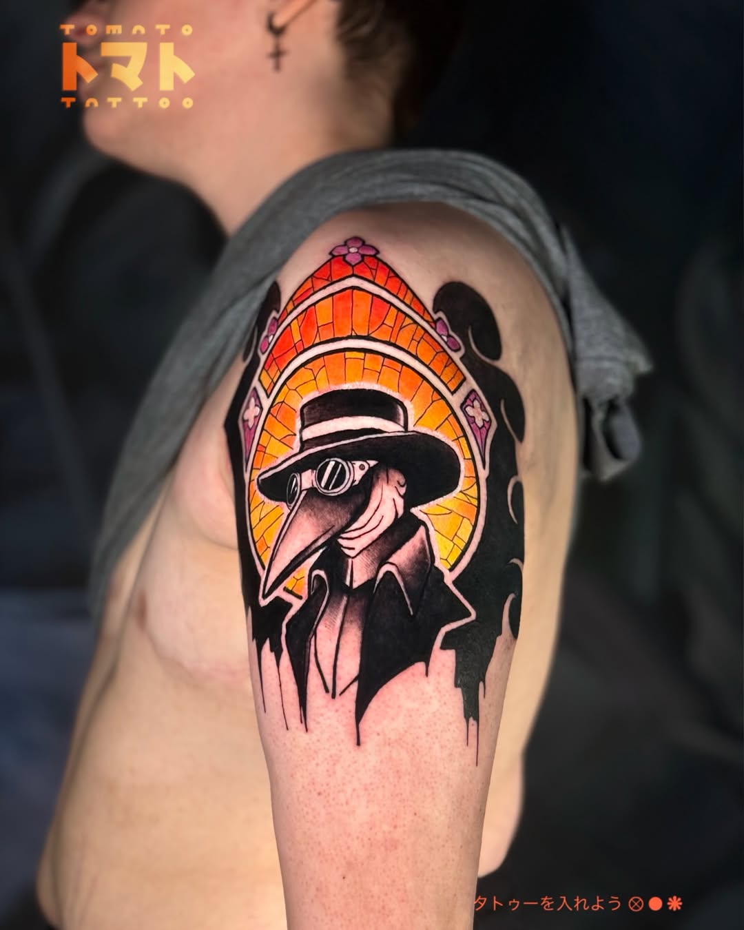 Tattoo by @tomato.tattoos โ neo_traditional, black_and_grey