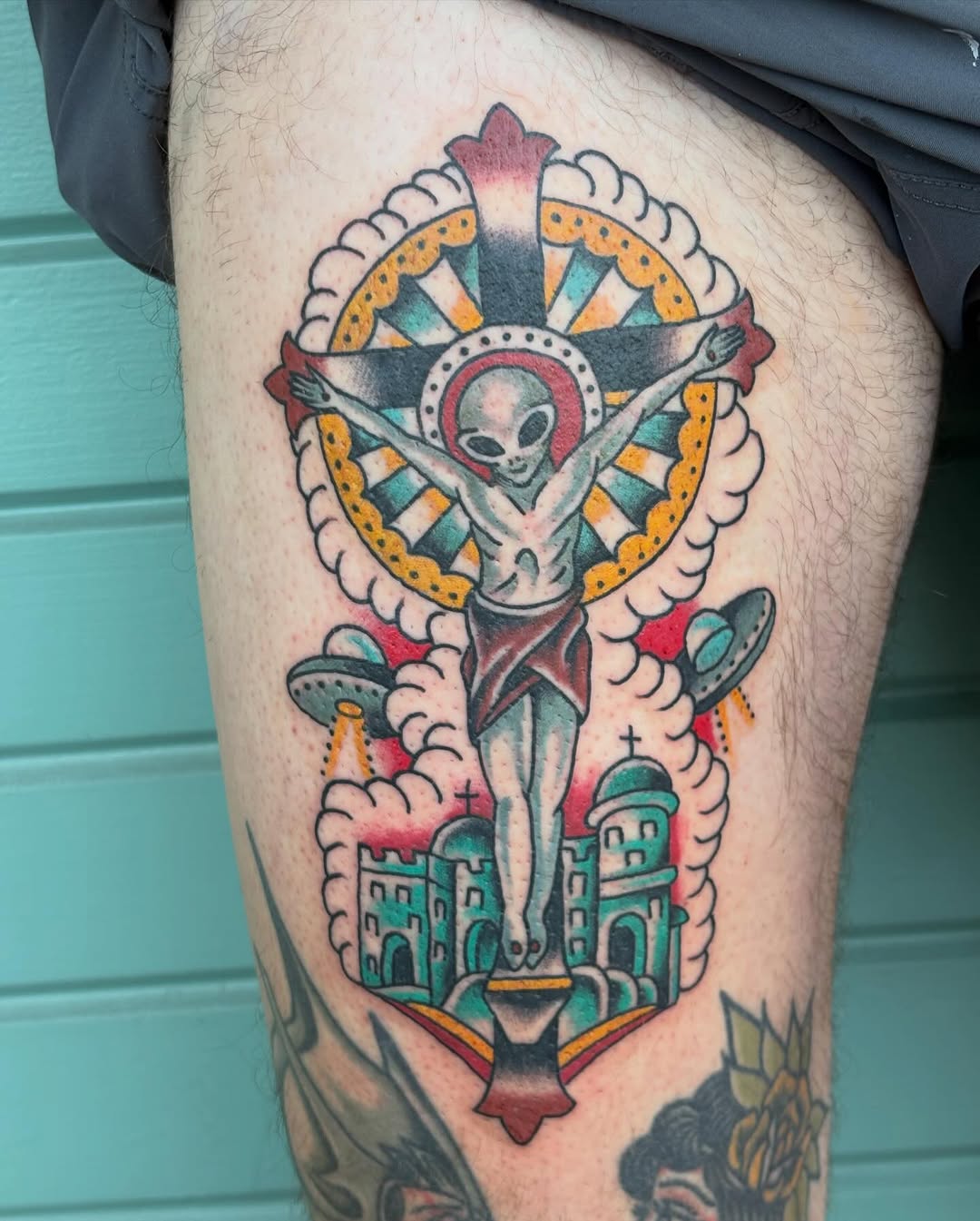 Tattoo by @nickrodintattoo — american_traditional, neo_traditional