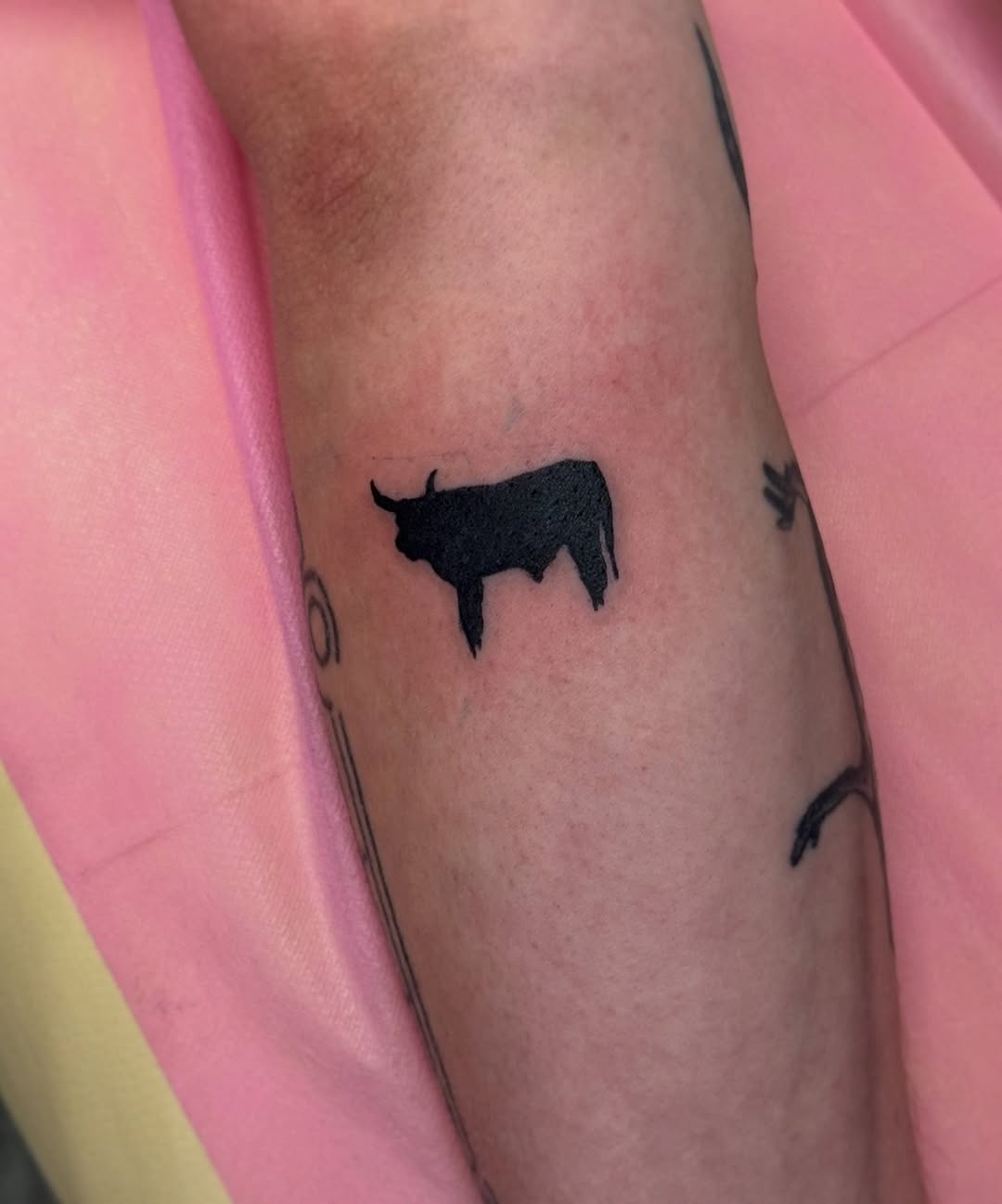 Tattoo by @sagejanetattoo — blackwork