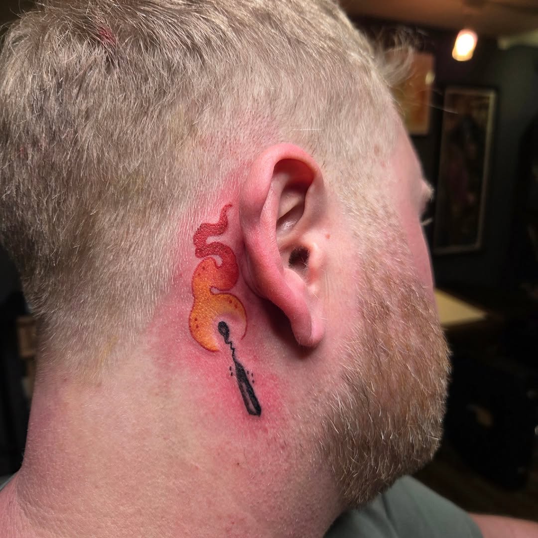 Tattoo by @_thetattgoblin_ — fine_line, black_and_grey