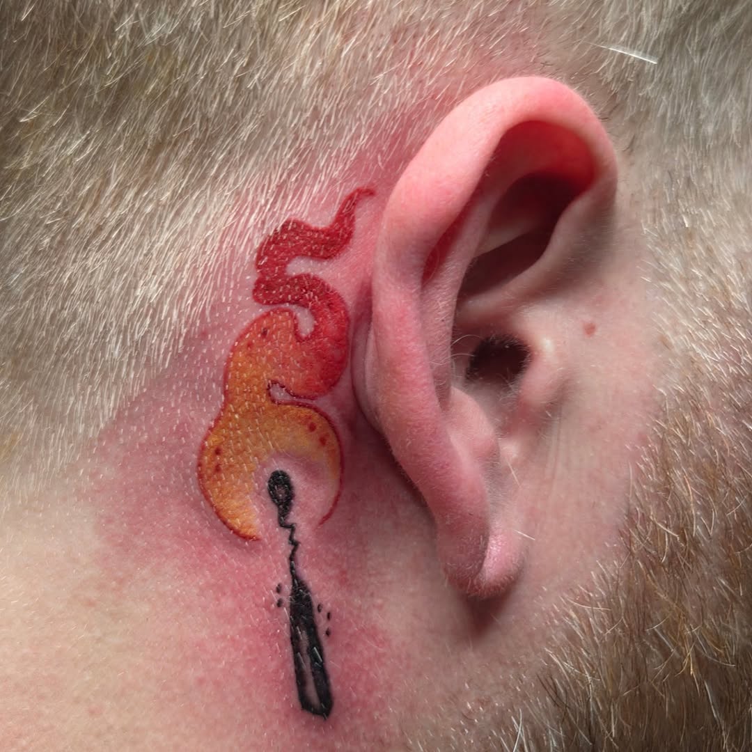 Tattoo by @_thetattgoblin_ — fine_line, black_and_grey