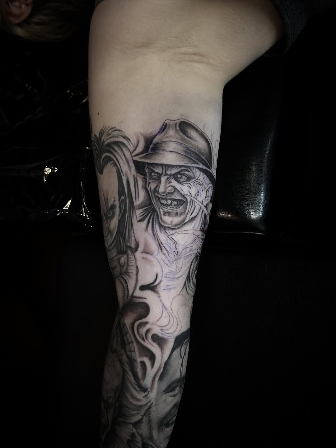 Tattoo by @dylanstevenstattoo — realism, dark_realism