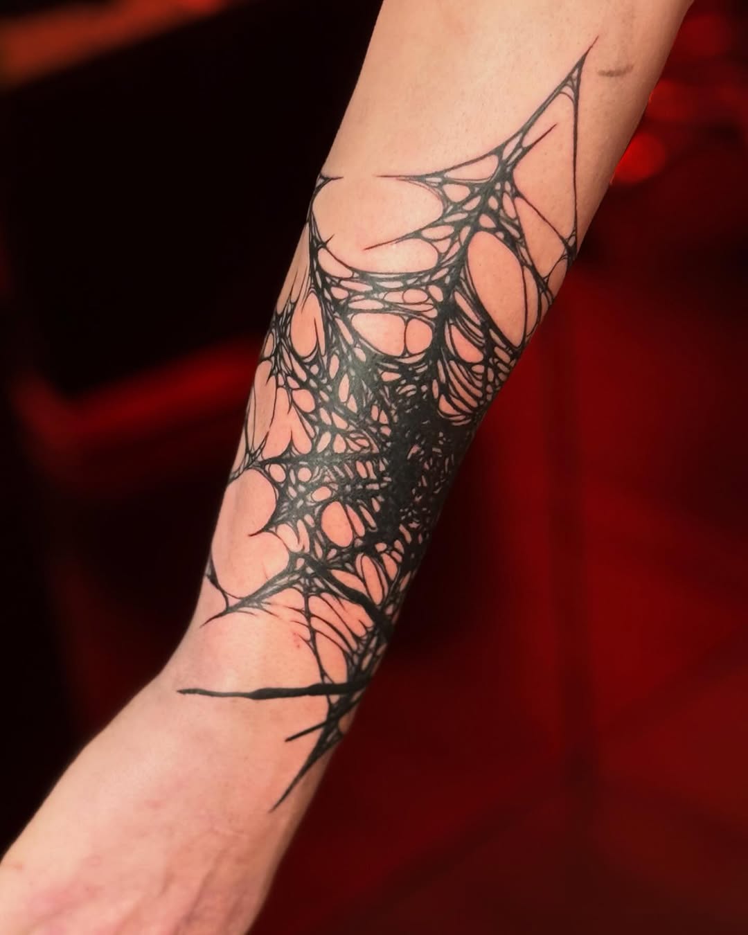 Tattoo by @scottmakesart — blackwork