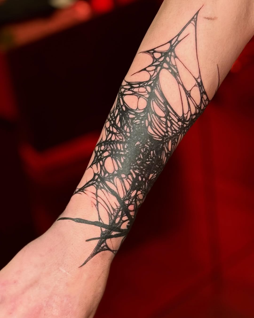 Tattoo by @scottmakesart — blackwork, trash_polka