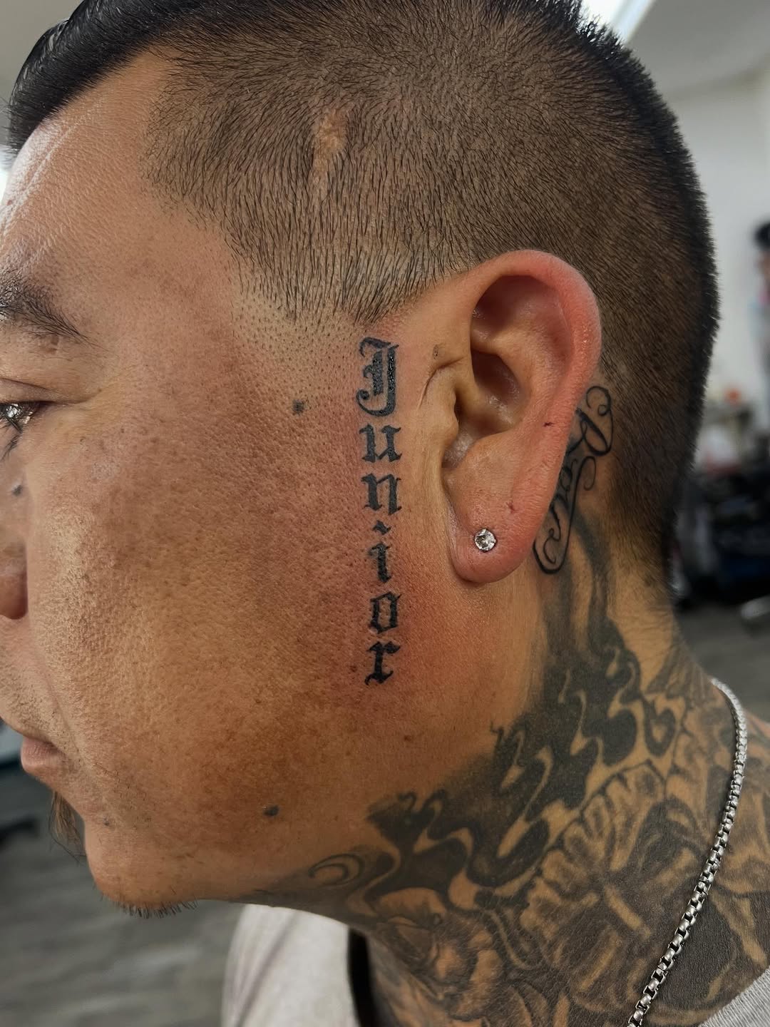 Tattoo by @piercingz_y_letraz — lettering_script, chicano