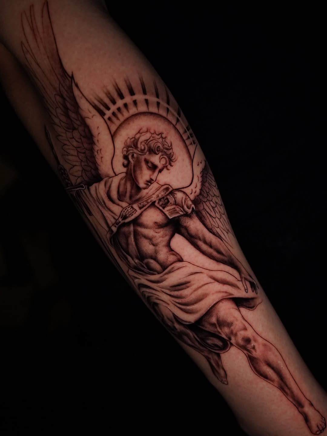 Tattoo by @inkmatic_ — realism, black_and_grey