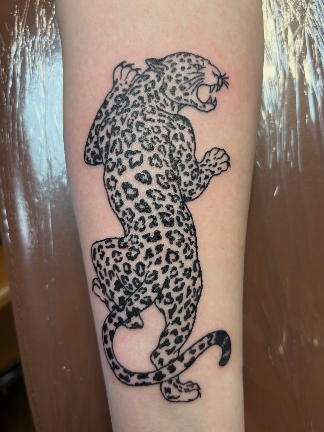 Tattoo by @tacat217 — blackwork