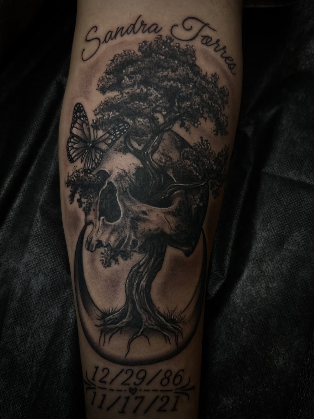 Tattoo by @nickbridwelltattoo — realism, black_and_grey
