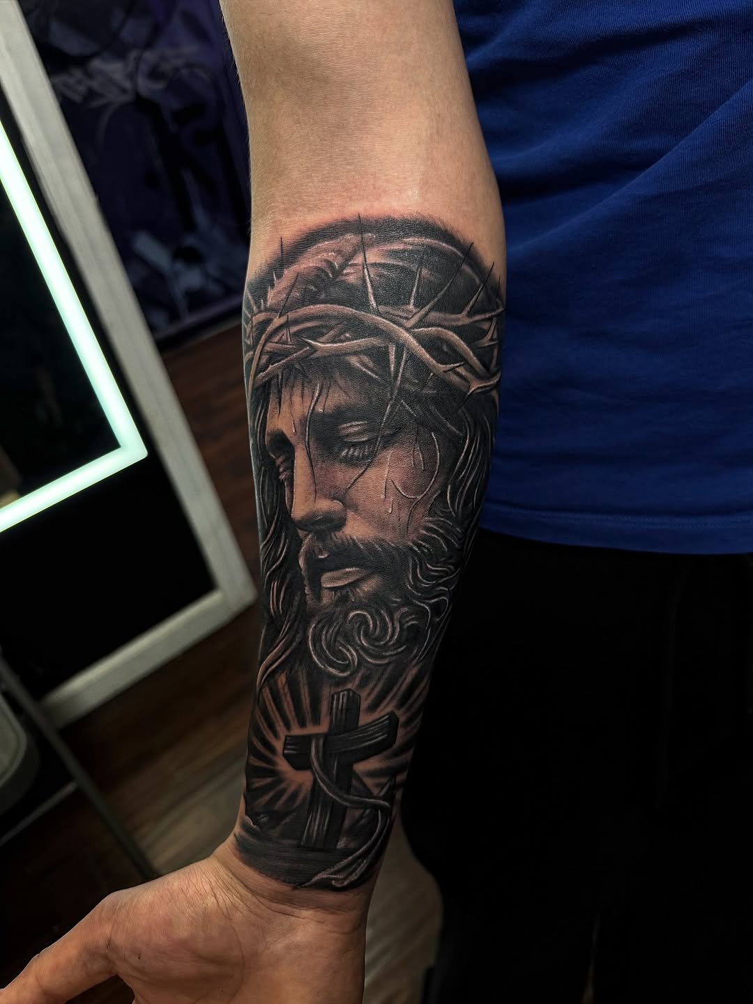 Tattoo by @samg_tat2s — realism, black_and_grey