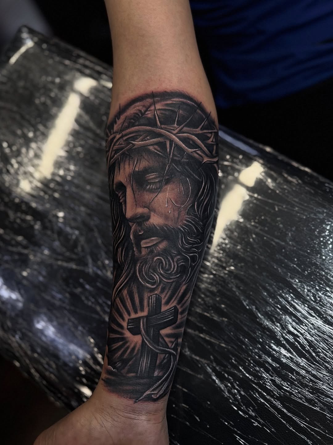 Tattoo by @samg_tat2s — realism, black_and_grey