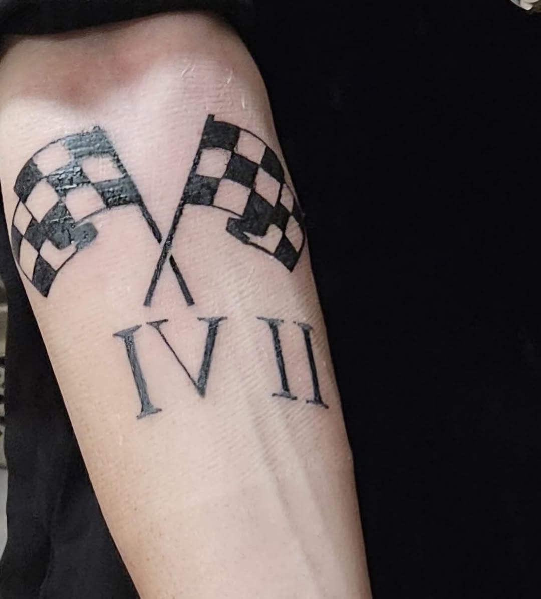 Tattoo by @sagittarius_tattoohk — black_and_grey, lettering_script