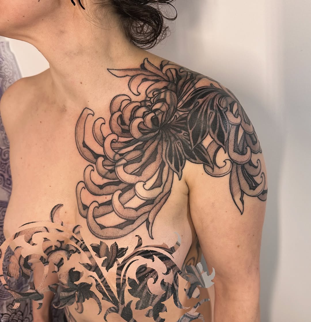 Tattoo by @skinscribe — japanese_irezumi, black_and_grey
