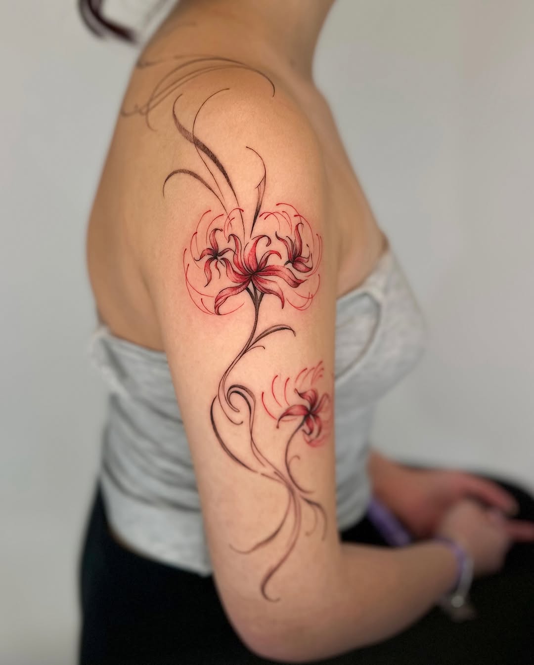 Tattoo by @laurenroseink — illustrative, fine_line