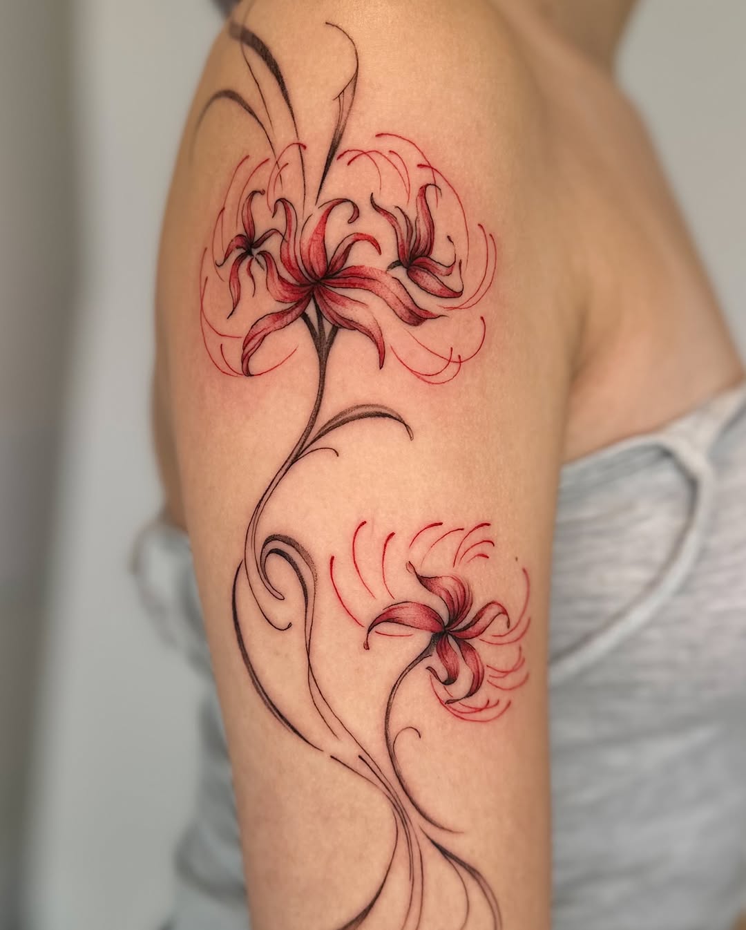 Tattoo by @laurenroseink — illustrative, fine_line
