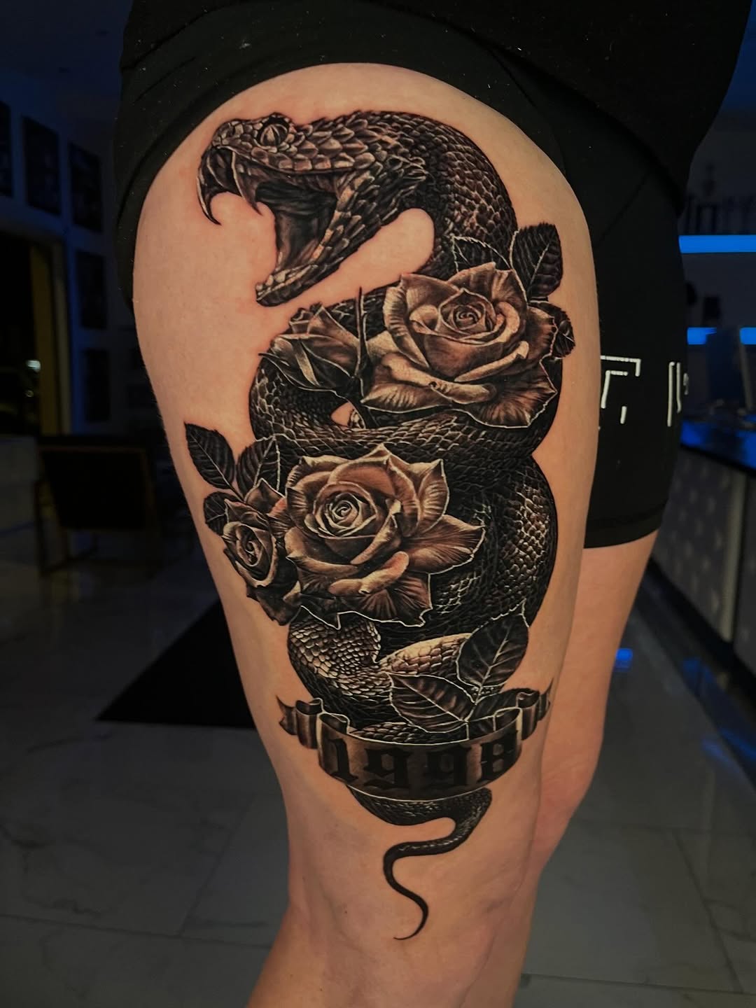 Tattoo by @stacytattooer — realism, black_and_grey