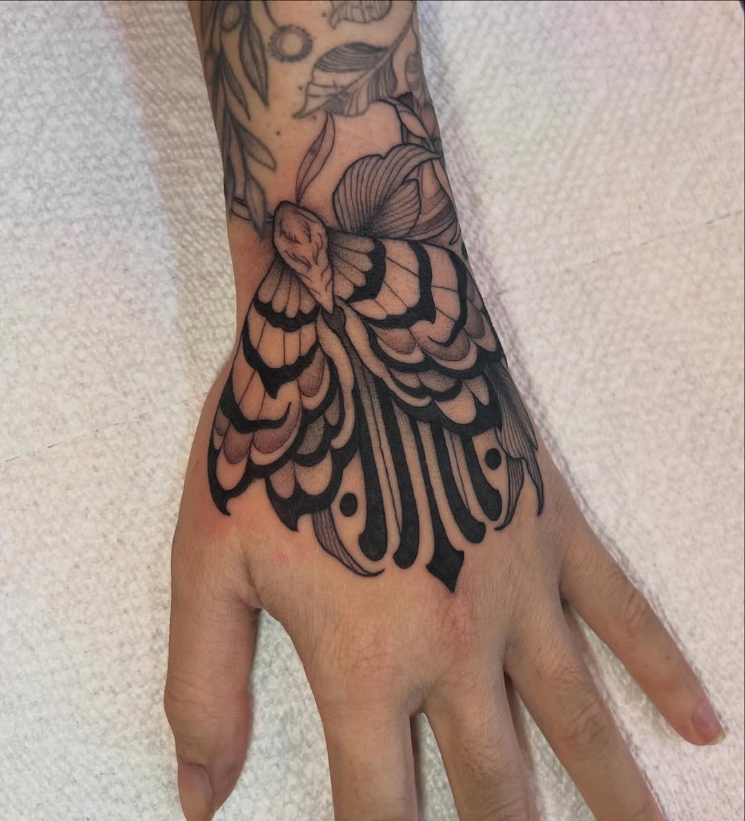 Tattoo by @ohmydarlingtattoos — black_and_grey, ornamental