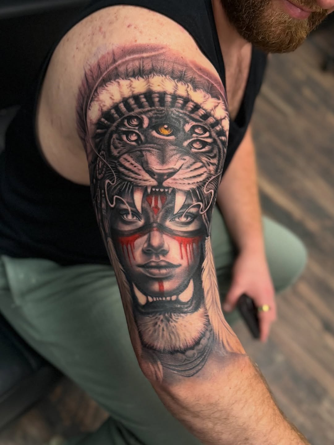 Tattoo by @tattoo_katie — realism, black_and_grey