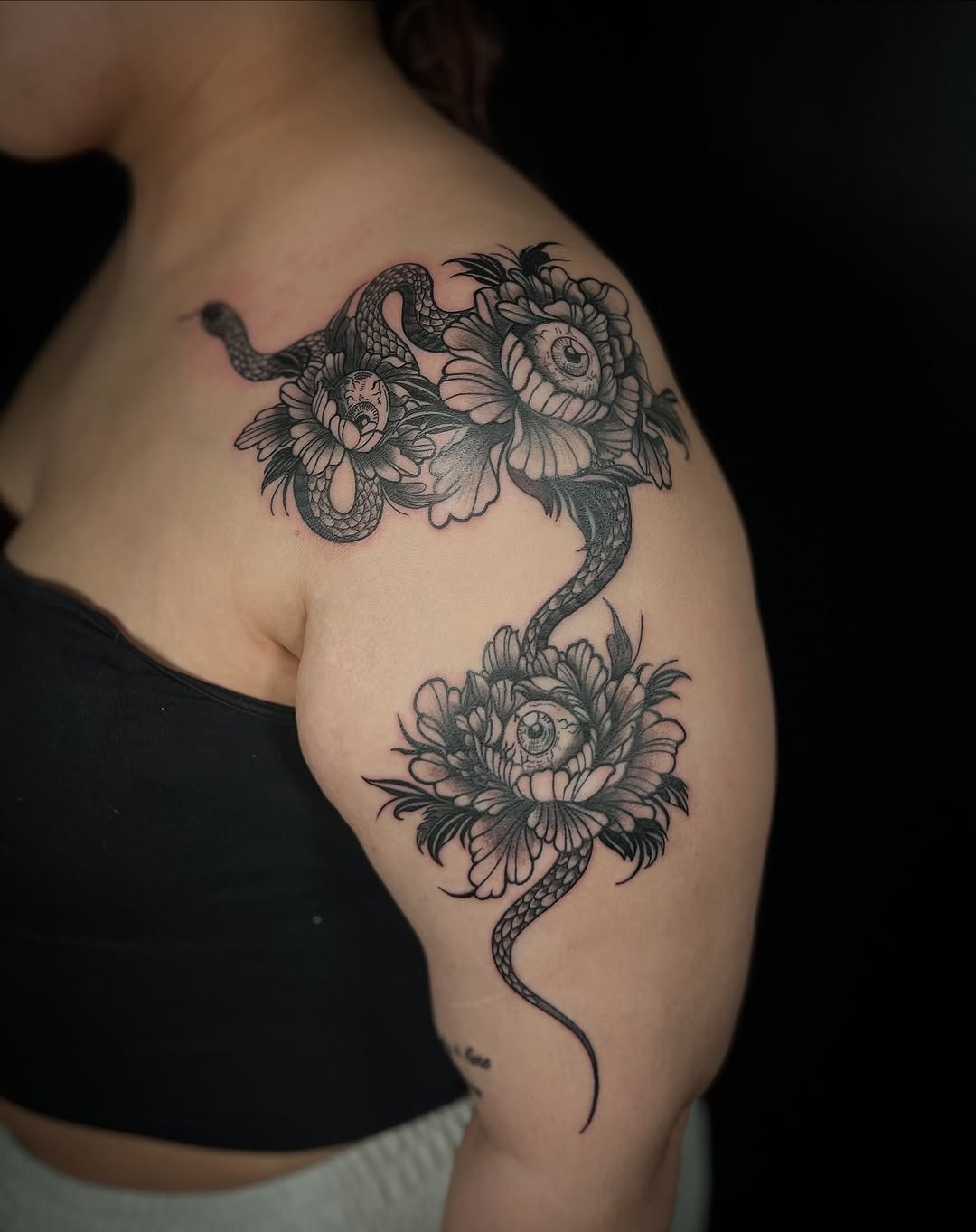 Tattoo by @sailor_riot — black_and_grey, realism