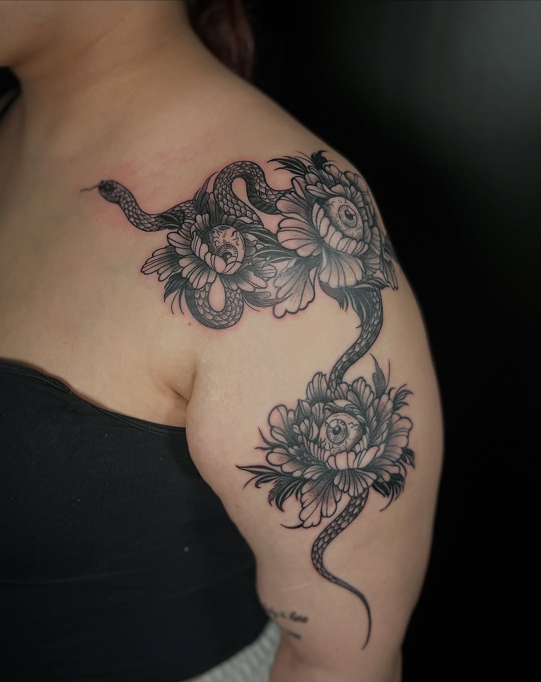 Tattoo by @sailor_riot — black_and_grey, realism