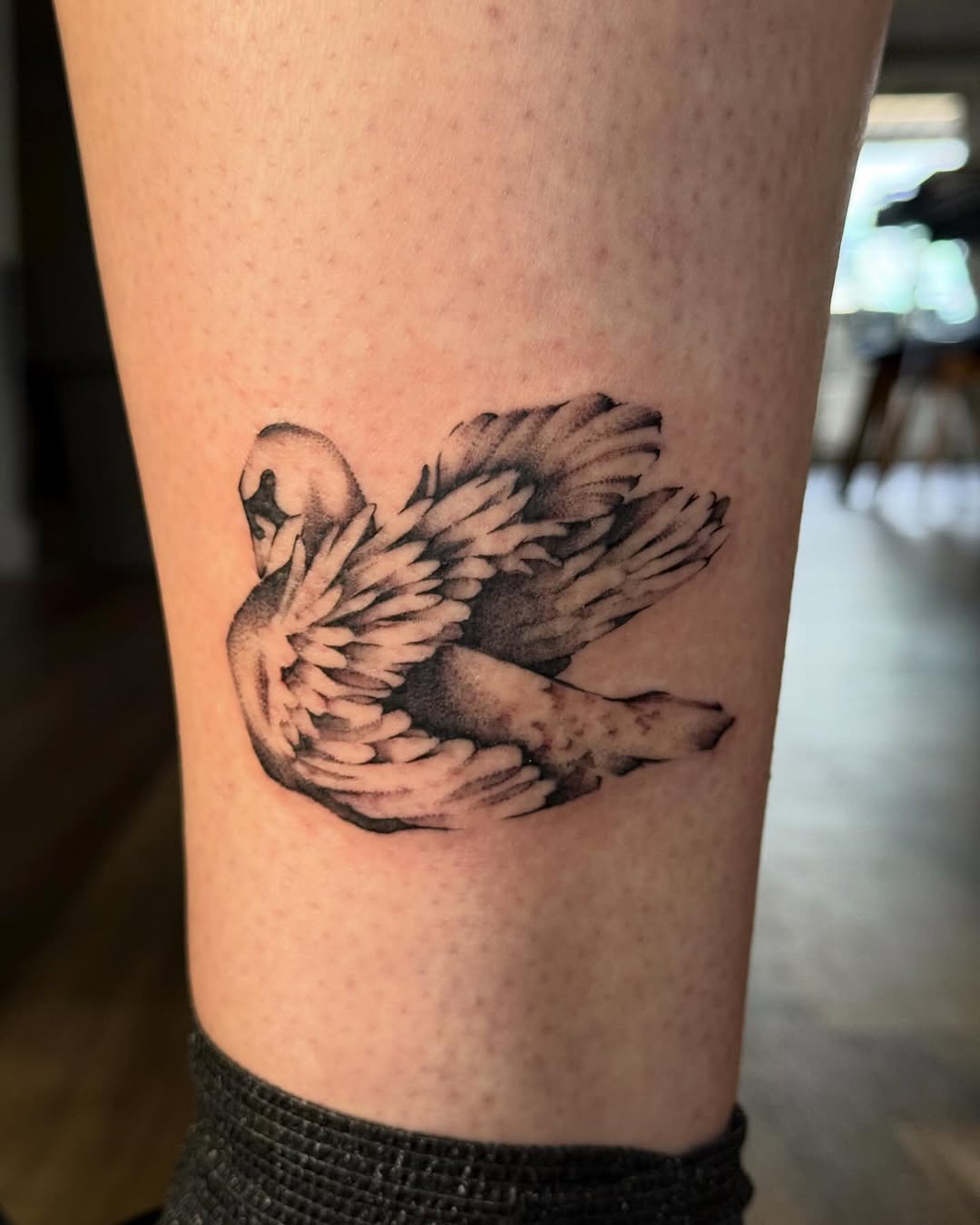 Tattoo by @tatxjoy — realism, black_and_grey