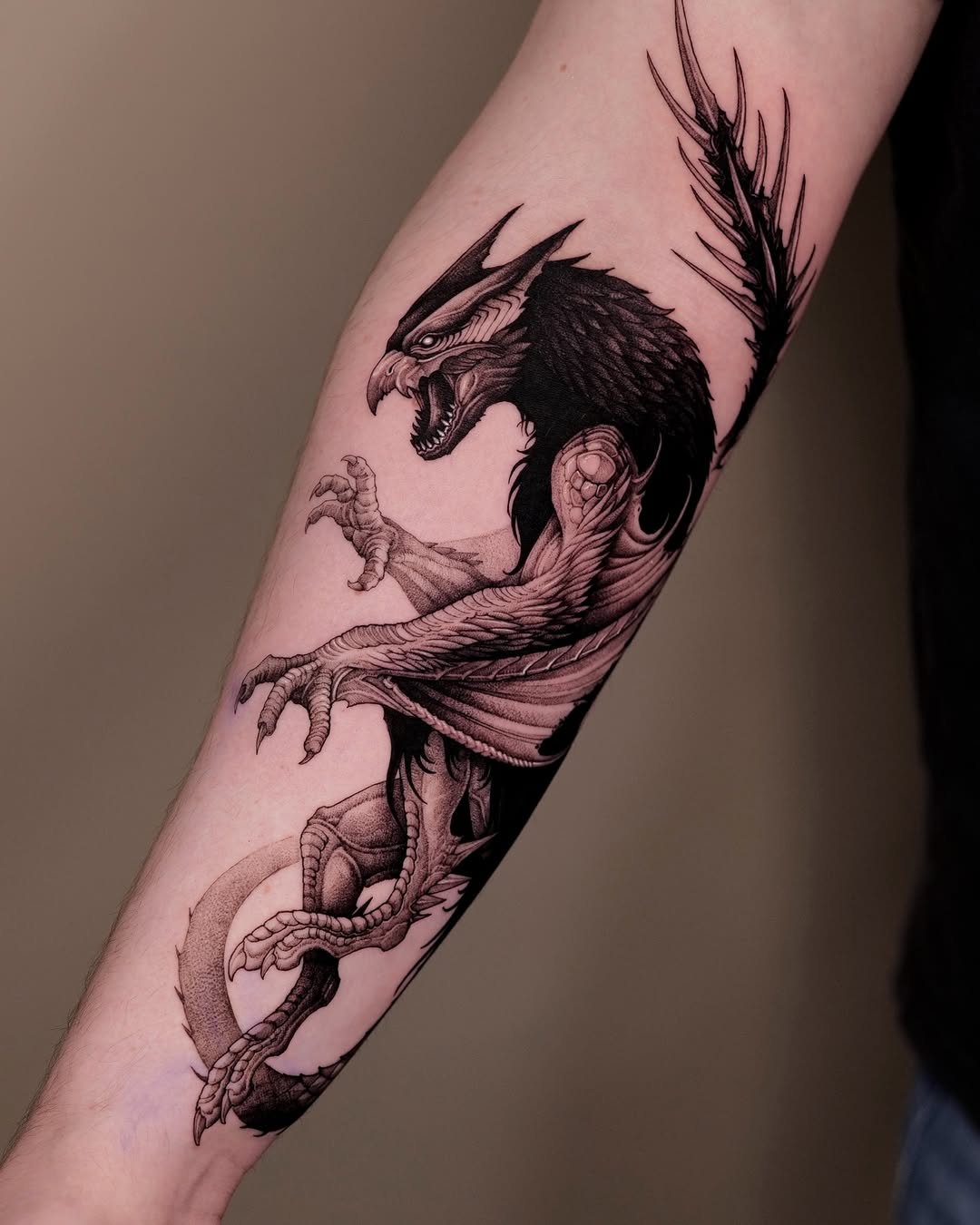 Tattoo by @47volt β realism, black_and_grey