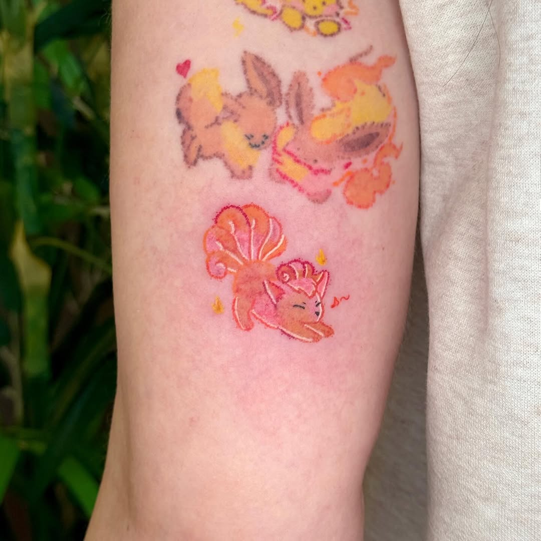 Tattoo by @yeztattoo — watercolor
