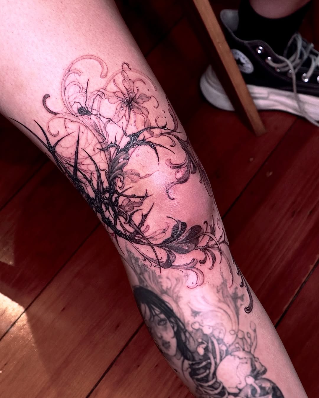 Tattoo by @yeongang.zip — black_and_grey, ornamental