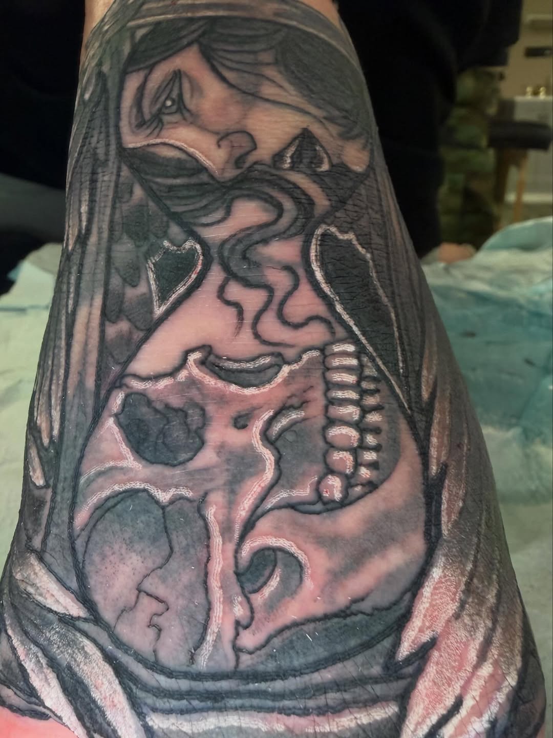 Tattoo by @ryanfukinanderson β dark_realism, black_and_grey